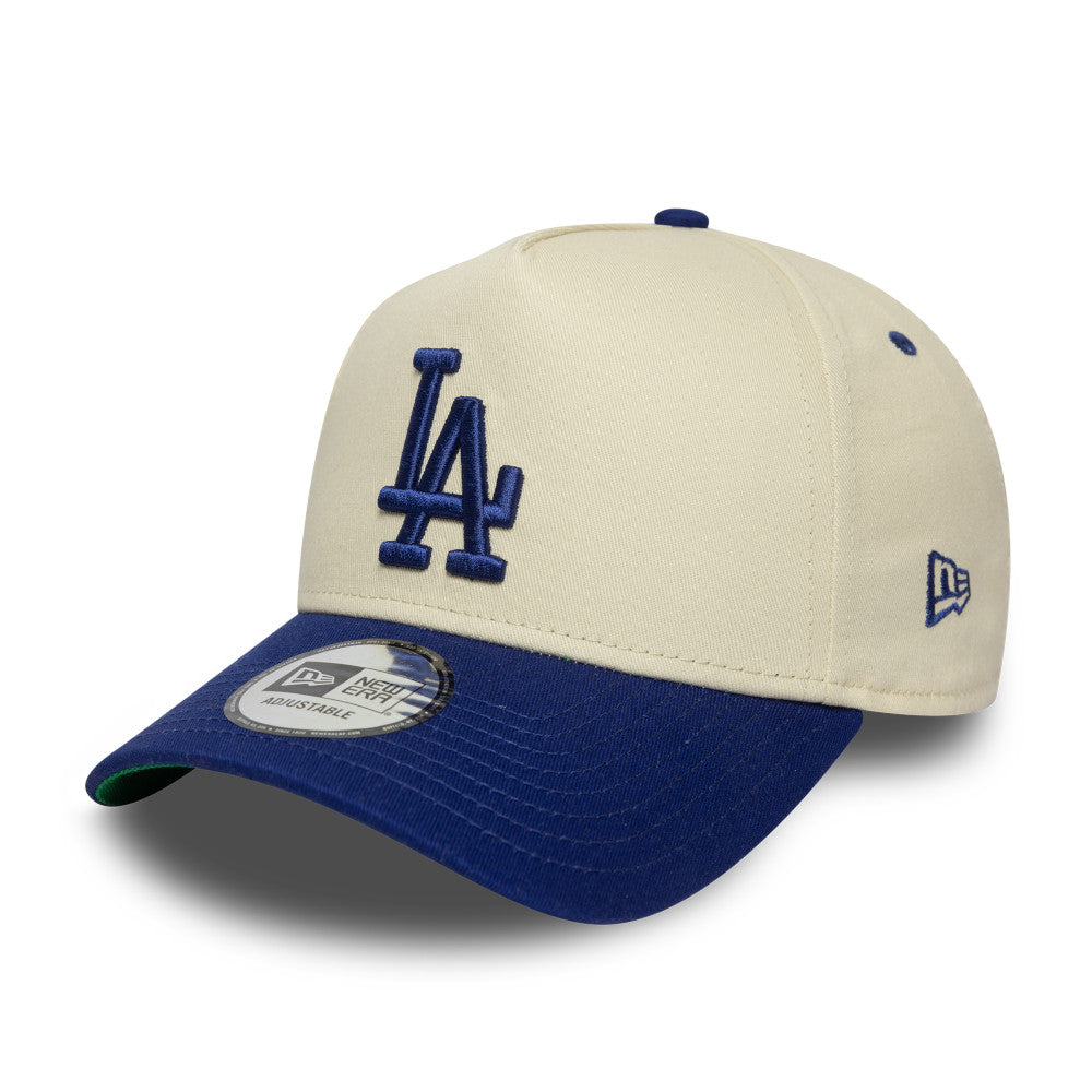 New Era 9FORTY Los Angeles Dodgers Cap - Cream & Royal Blue