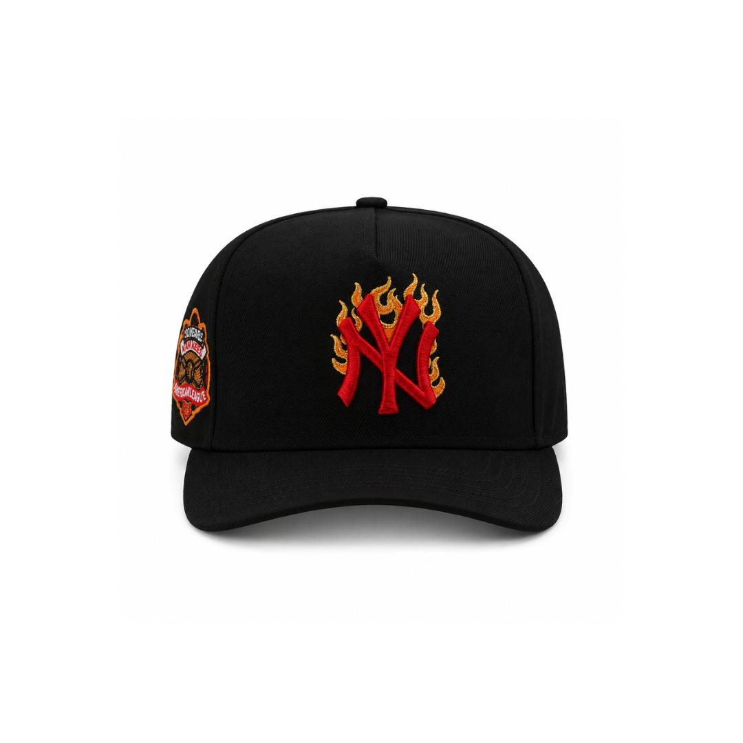 New Era NY Yankees Fire Edition Snapback –  Black