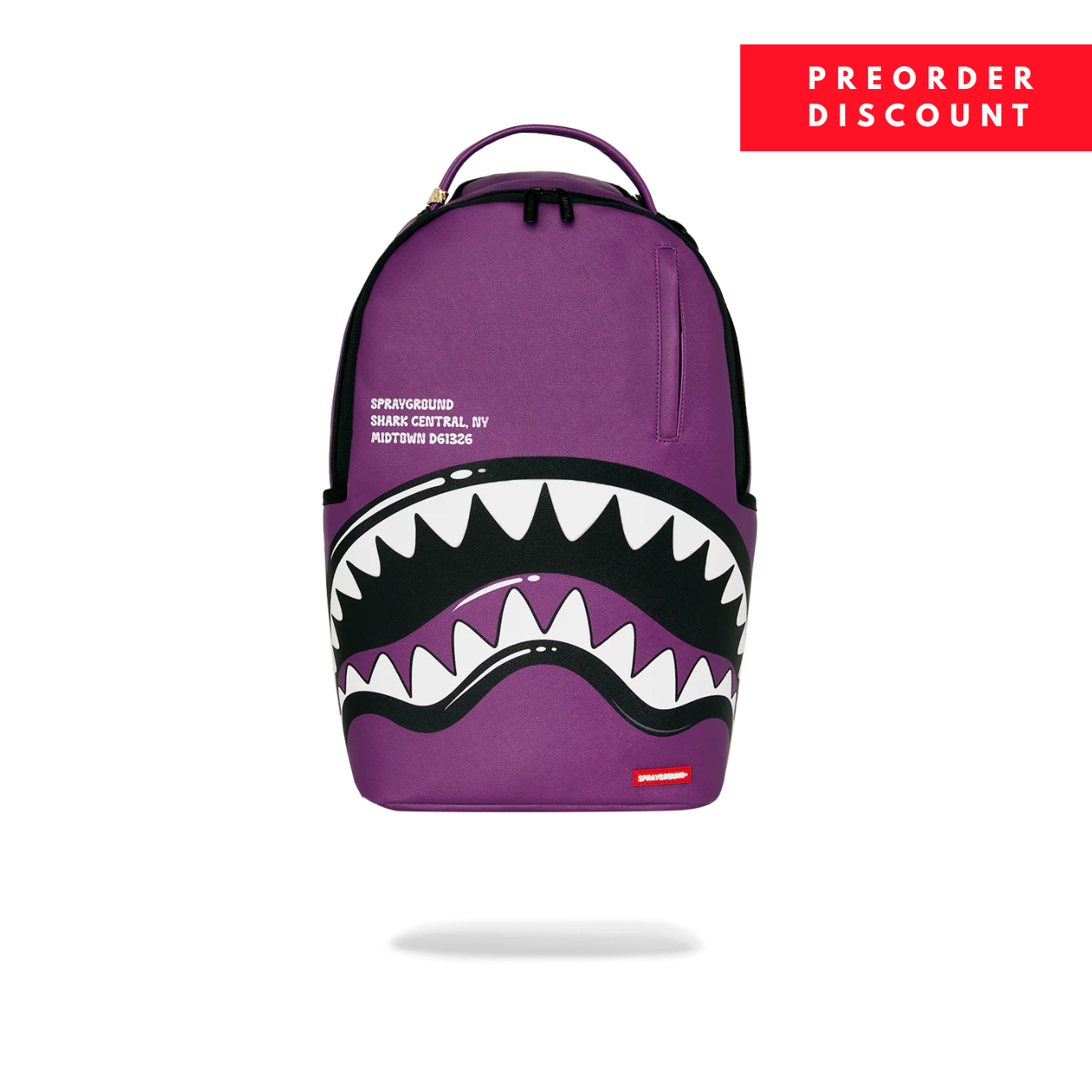 Sprayground Shark Central Bubble Shark Backpack - Purple