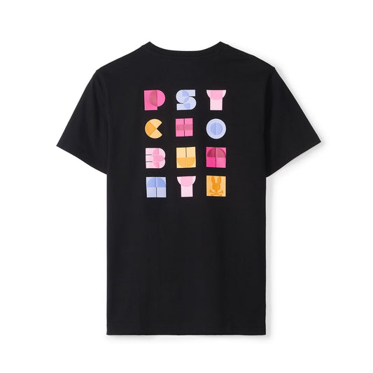 Psycho Bunny Mens Sparta Back Graphic Tee - Black