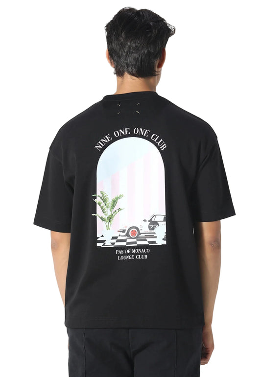 Pas De Monaco 911 Club Tee - Black