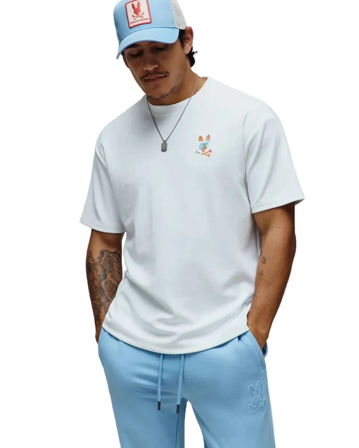 Psycho Bunny Ara Relaxed Tee - White