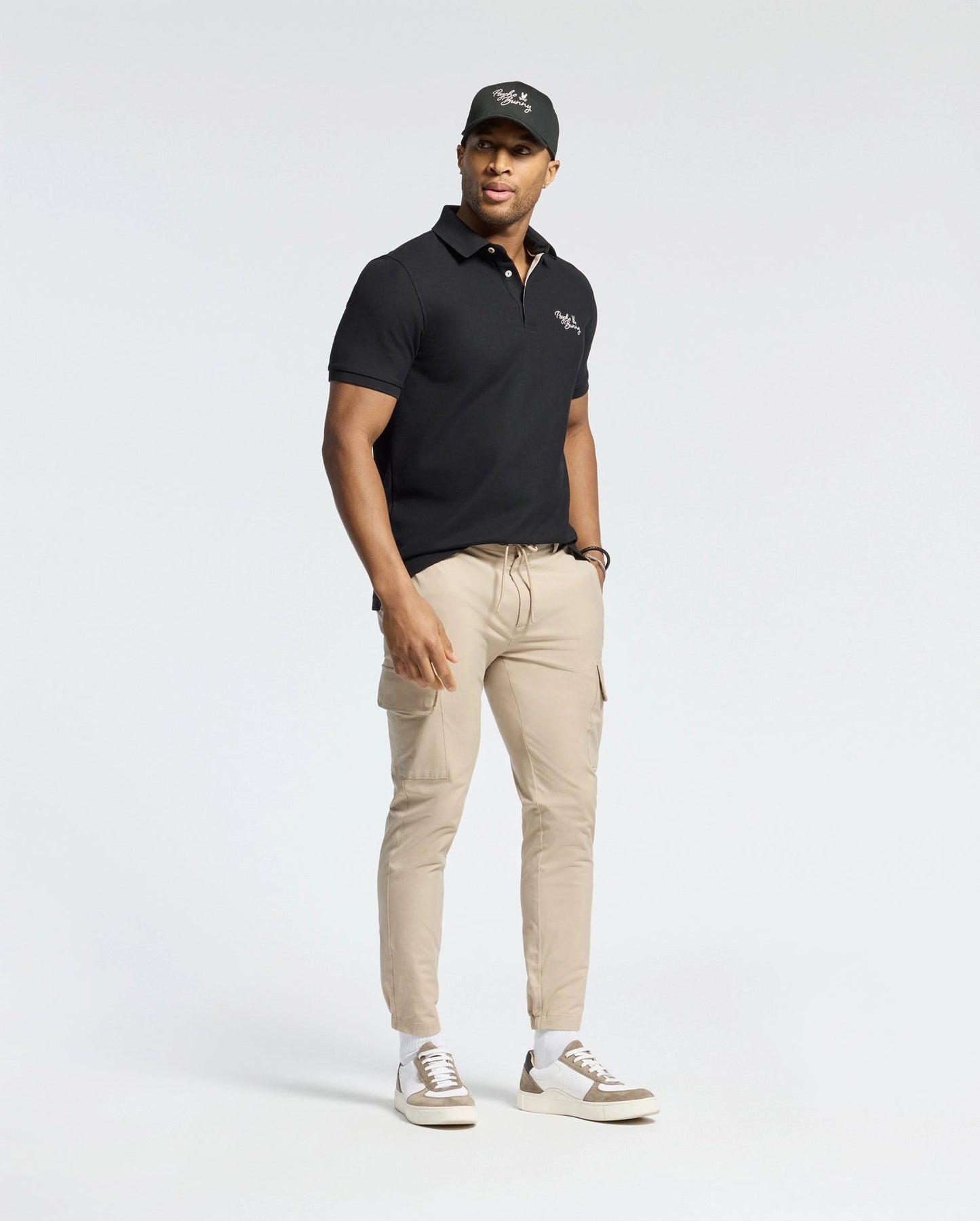 Psycho Bunny Desert Pique Polo - Black