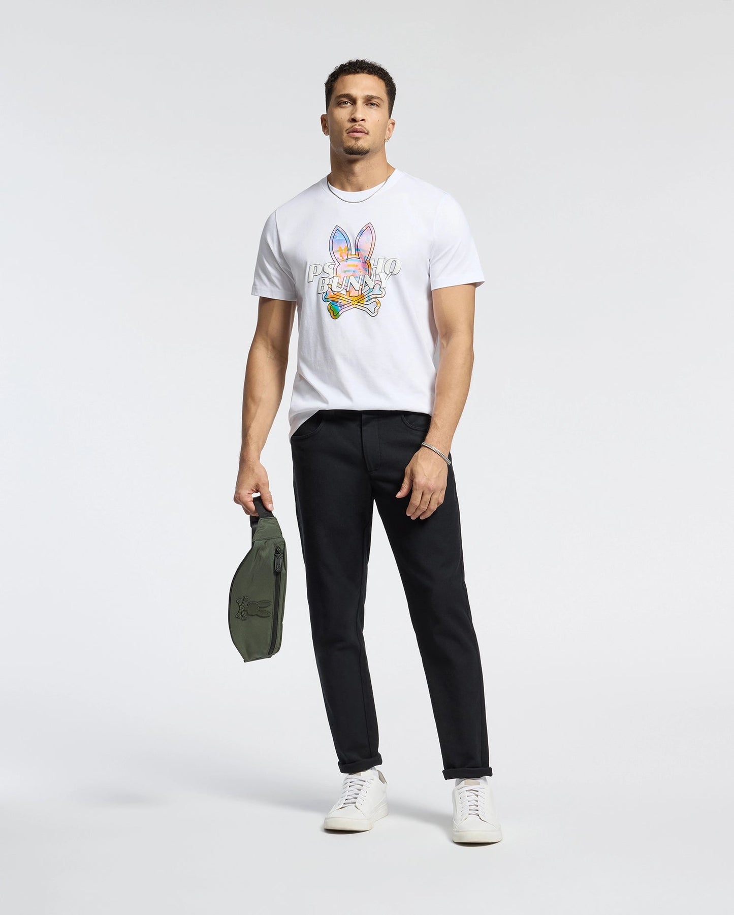 Psycho Bunny Milos Graphic Tee - White