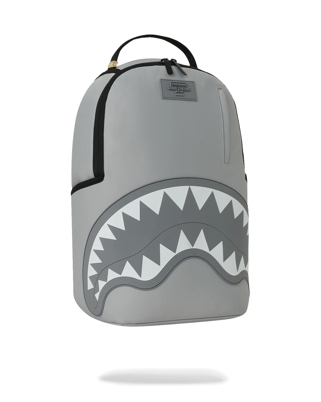 Sprayground Shark Central Tonal Gray Nylon Backpack