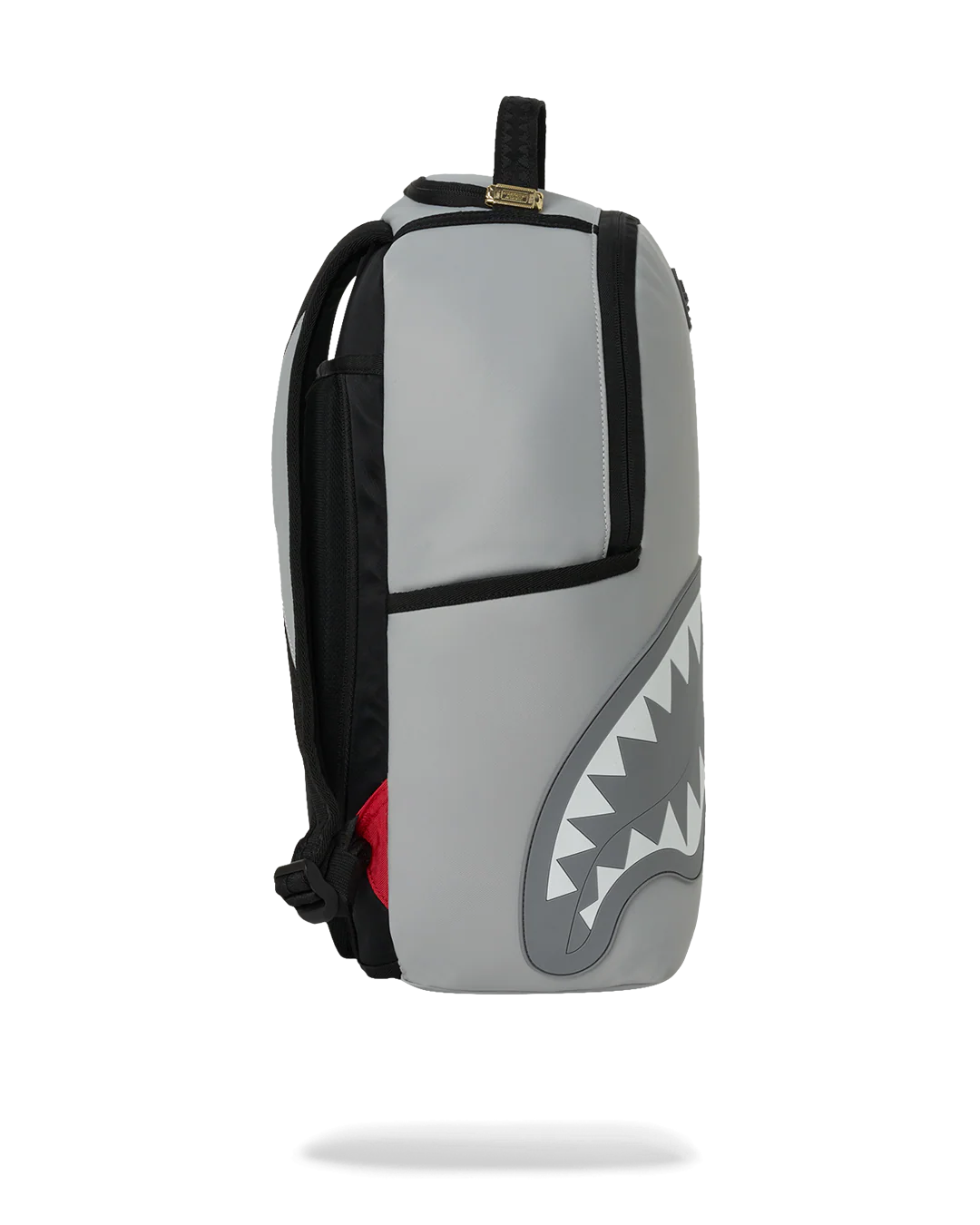 Sprayground Shark Central Tonal Gray Nylon Backpack