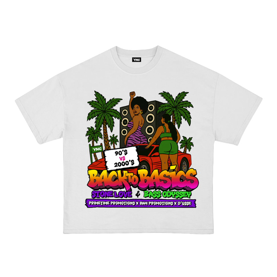 Limited Edition Back To Basics Official Tee - White