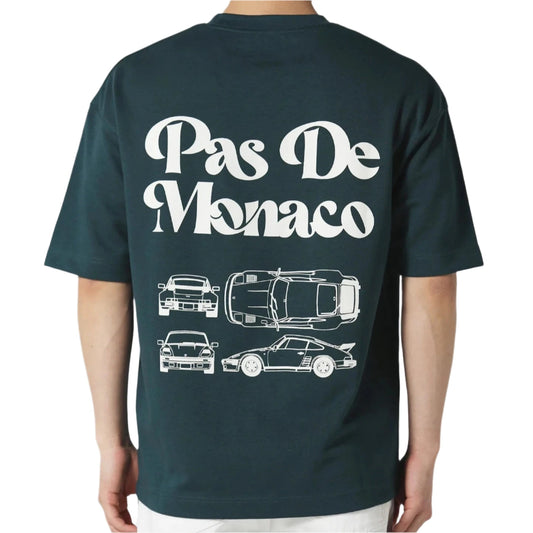 Pas De Monaco Carre Tee - Forest Green
