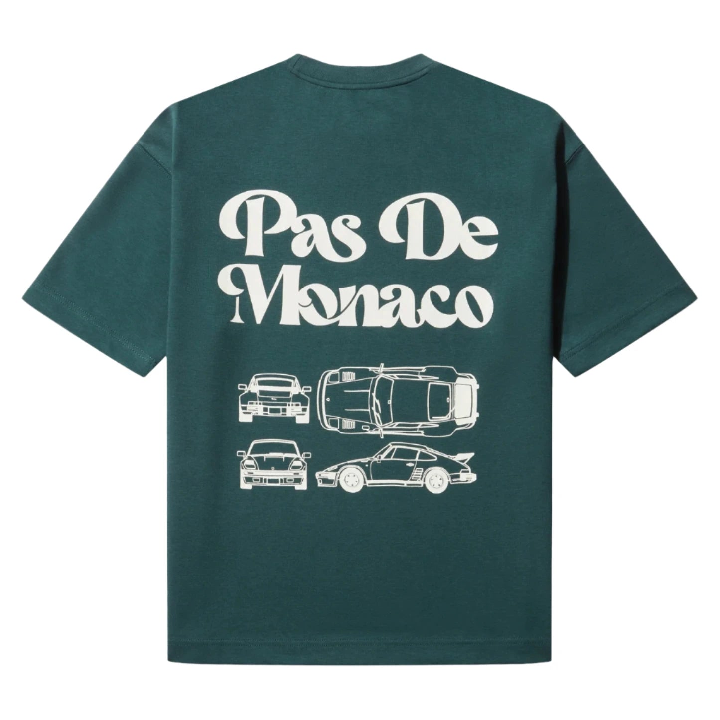 Pas De Monaco Carre Tee - Forest Green