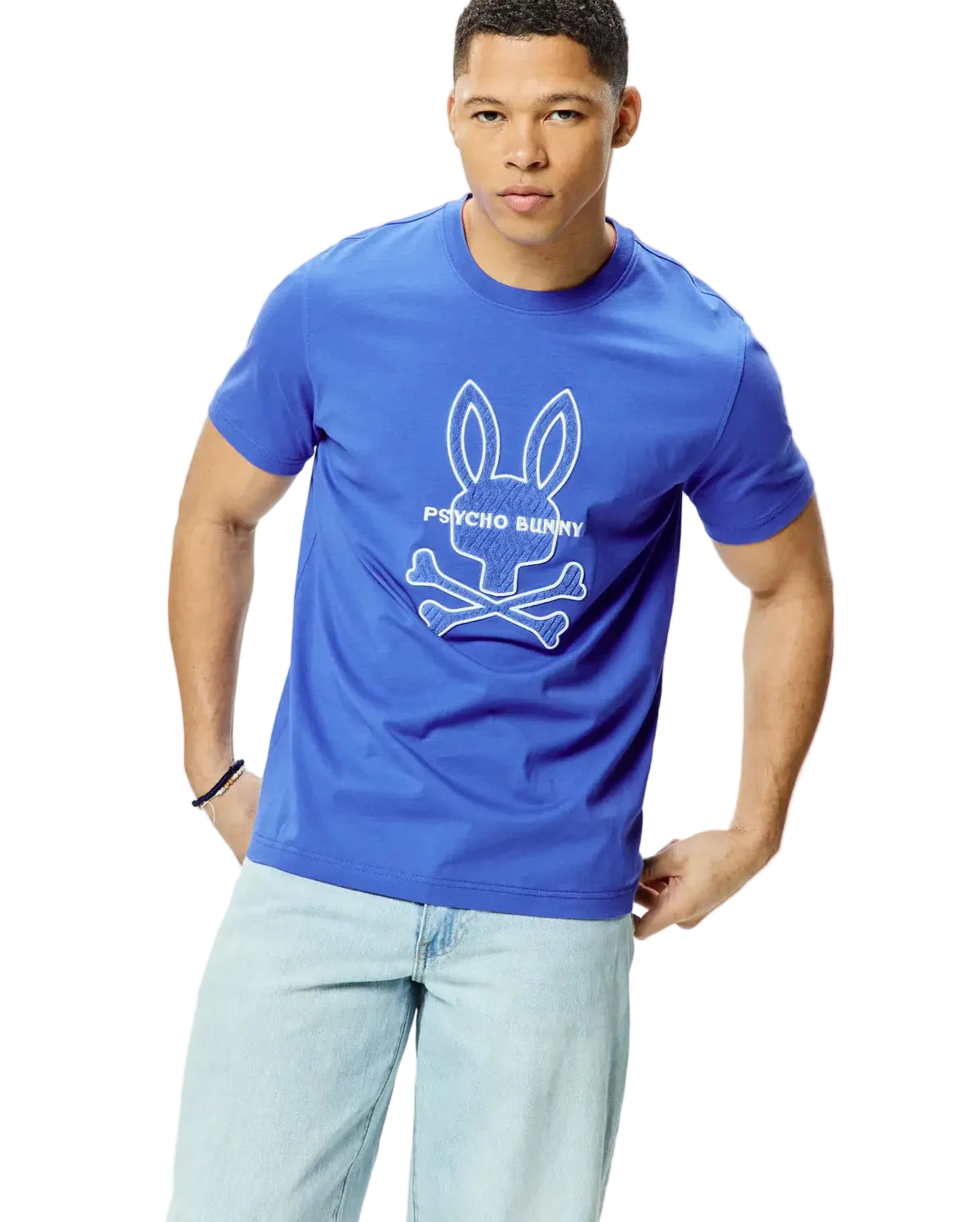 Psycho Bunny Craig Graphic Tee - Amparo Blue