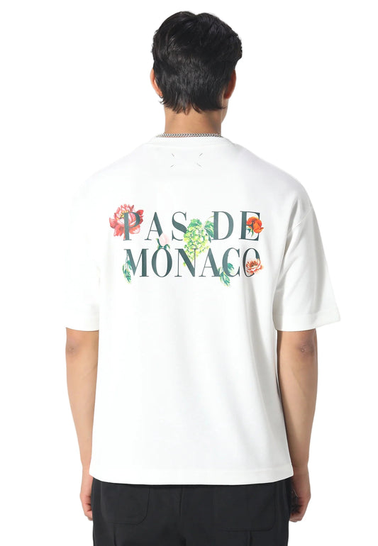 Pas De Monaco Florale Tee - White