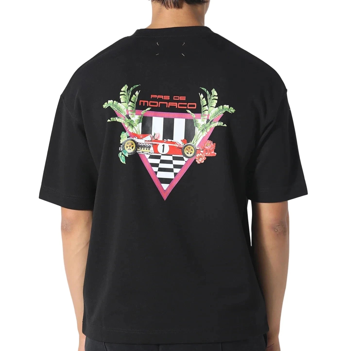 Pas De Monaco Formular Check Tee - Black