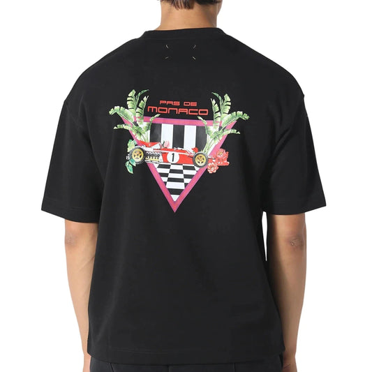 Pas De Monaco Formular Check Tee - Black