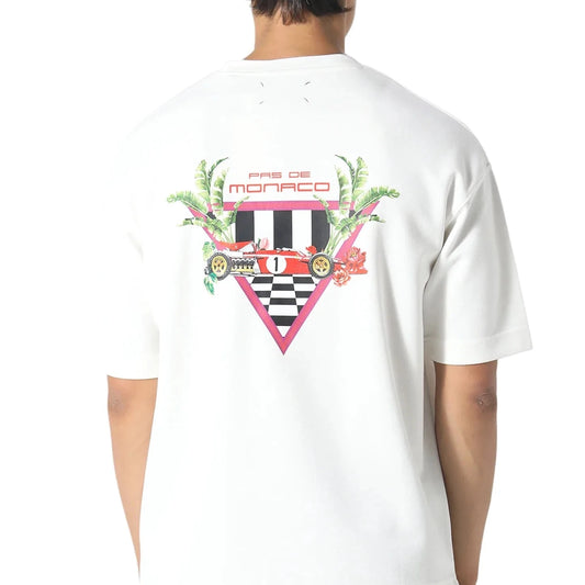 Pas De Monaco Formular Check Tee - White