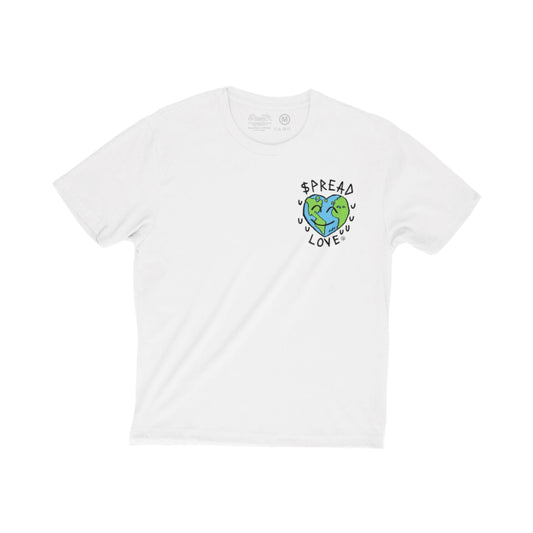 Fly Supply Spread Love Tee - White