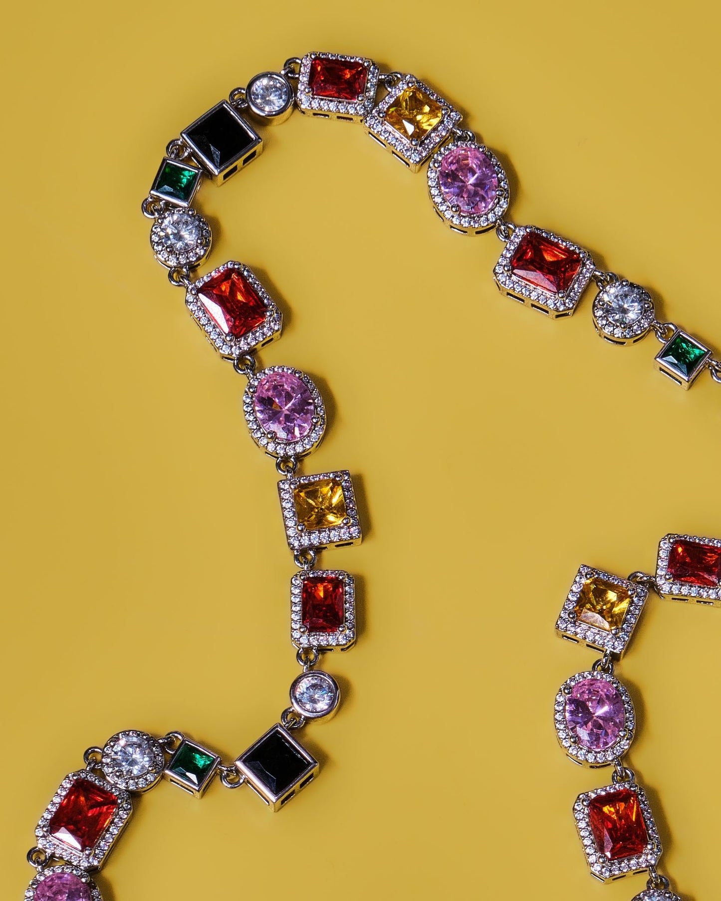 Golden Gilt Gemstone Rare Energy Chain