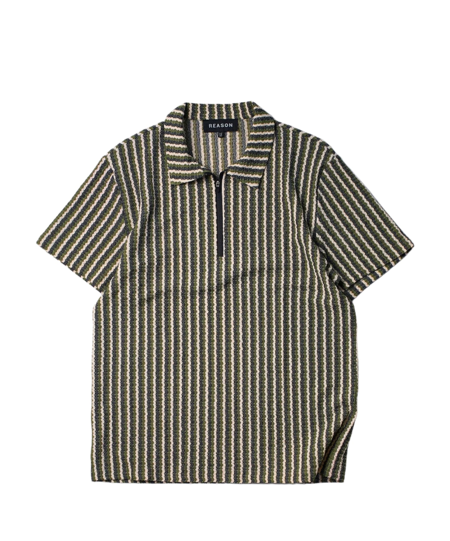 Reason Jacquard Polo Shirt - Natural