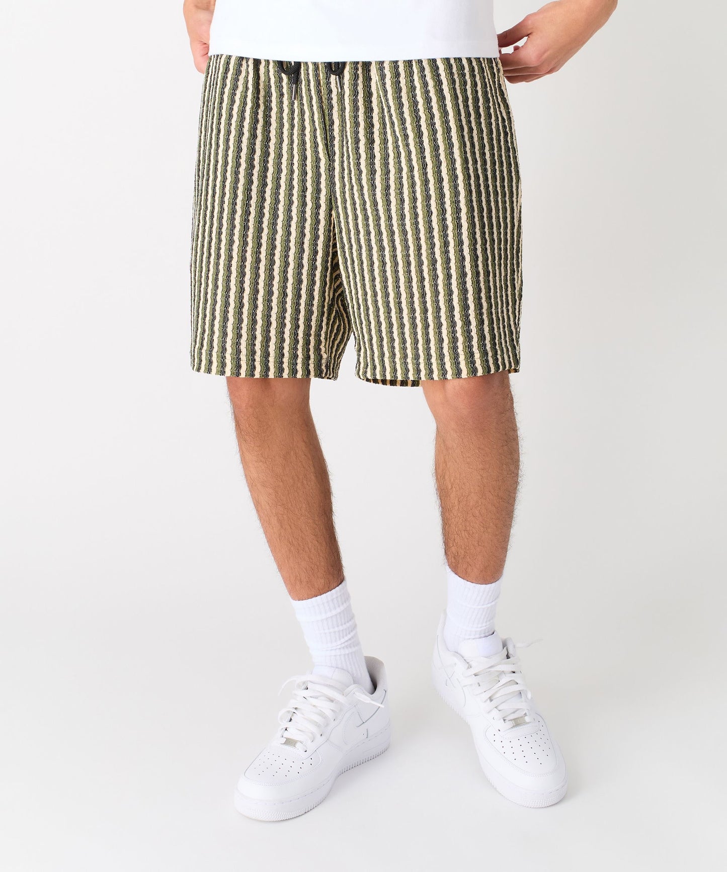 Reason Jacquard Shorts - Natural