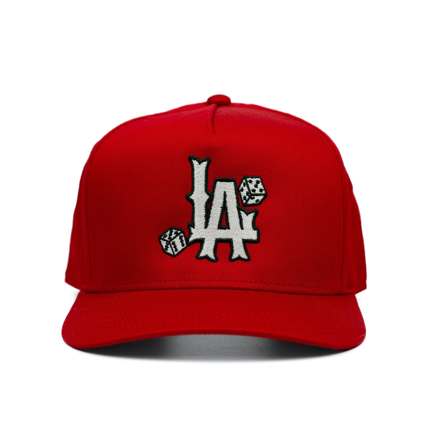 Crown Kings LA Dice Snapback - Red