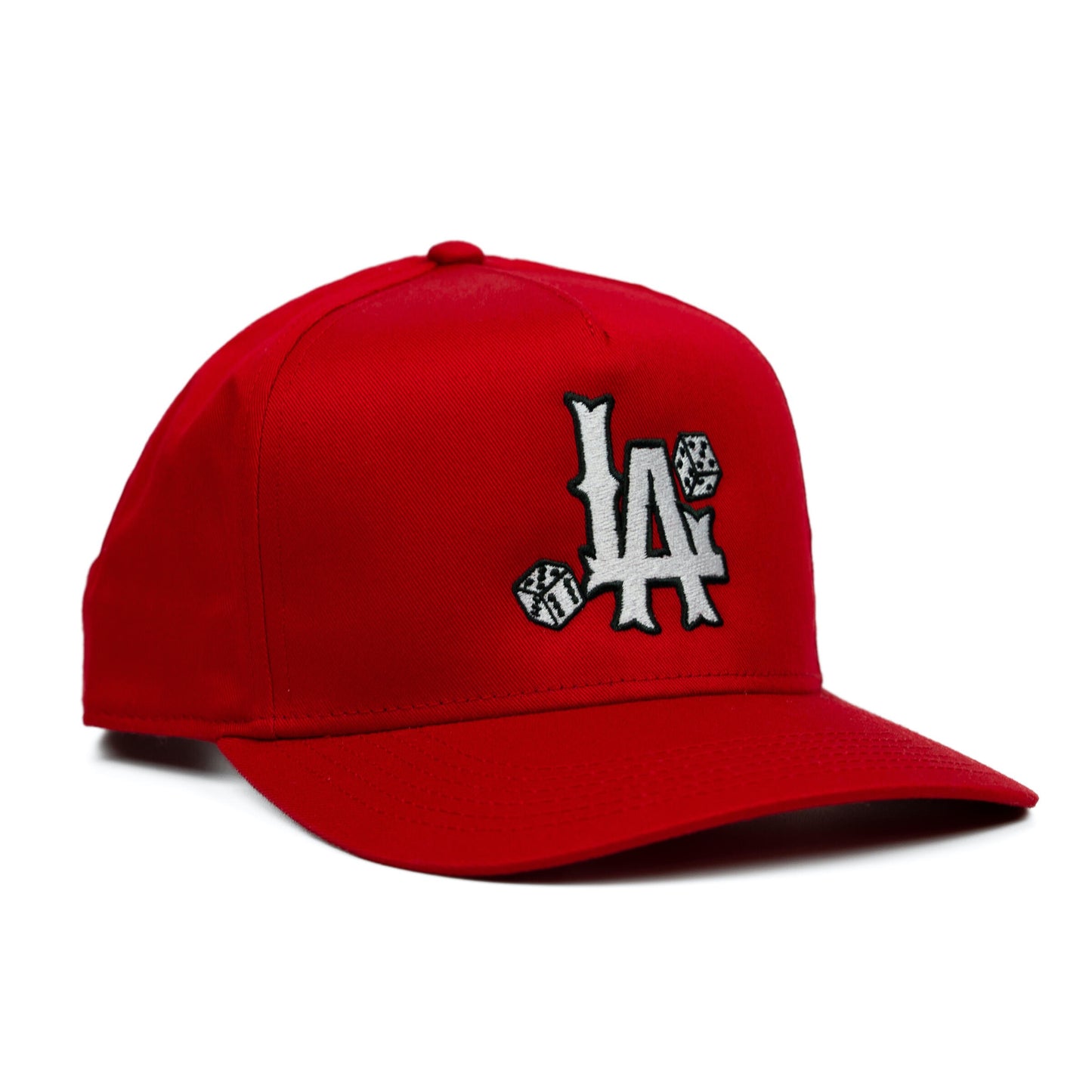 Crown Kings LA Dice Snapback - Red