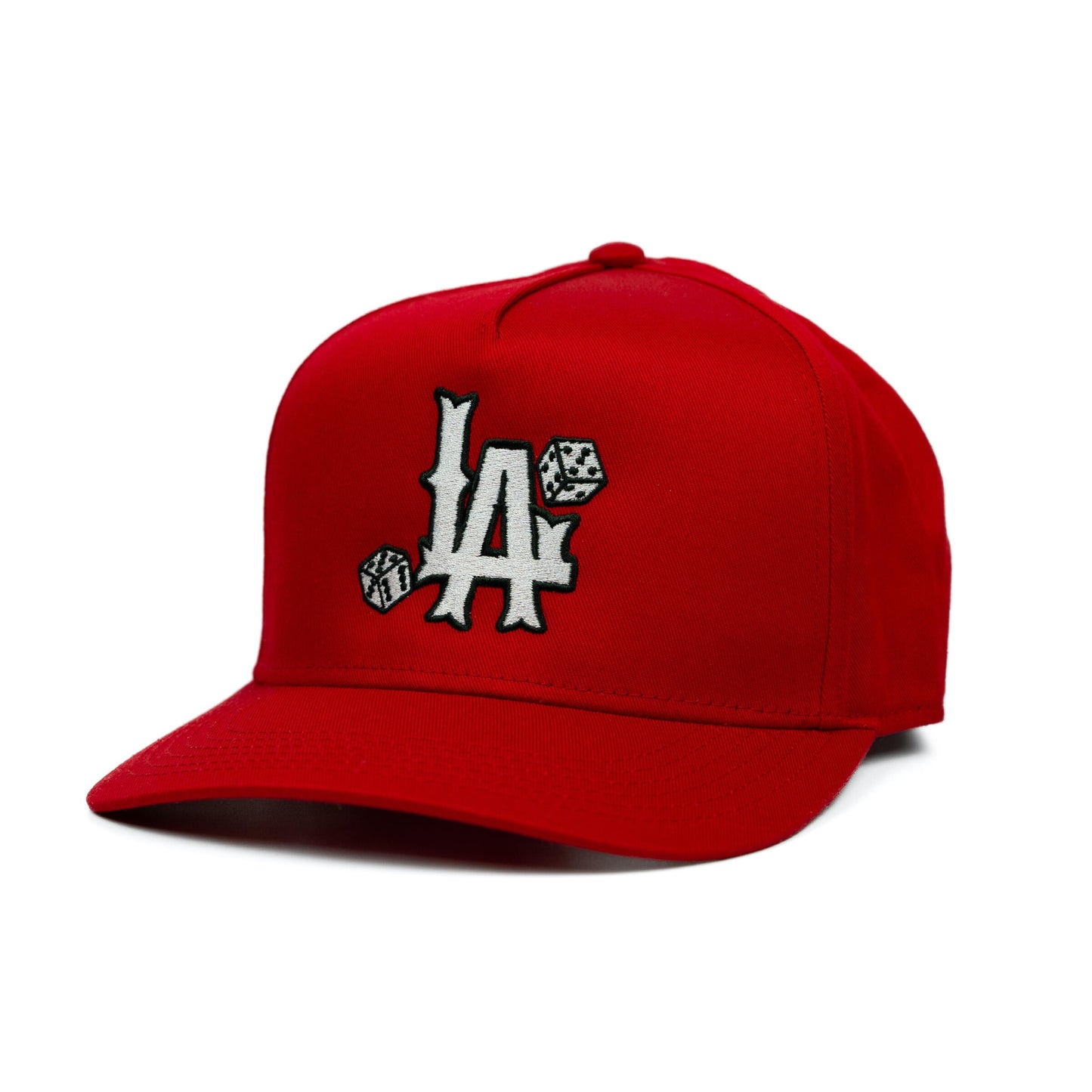 Crown Kings LA Dice Snapback - Red