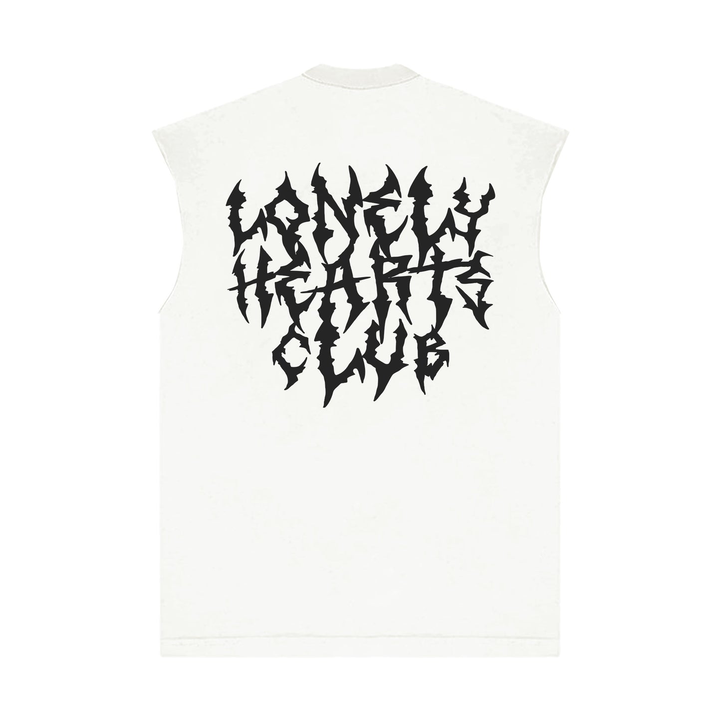 Lonely Hearts Club Halo Sleeveless Tee - Off White