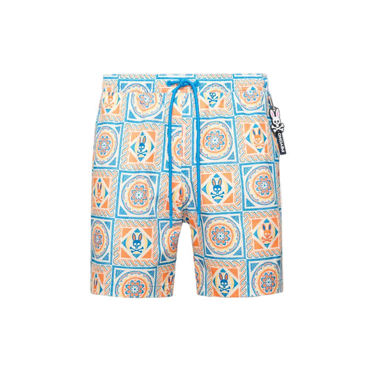 Psycho Bunny Frank Swim Trunks - Blue Danube