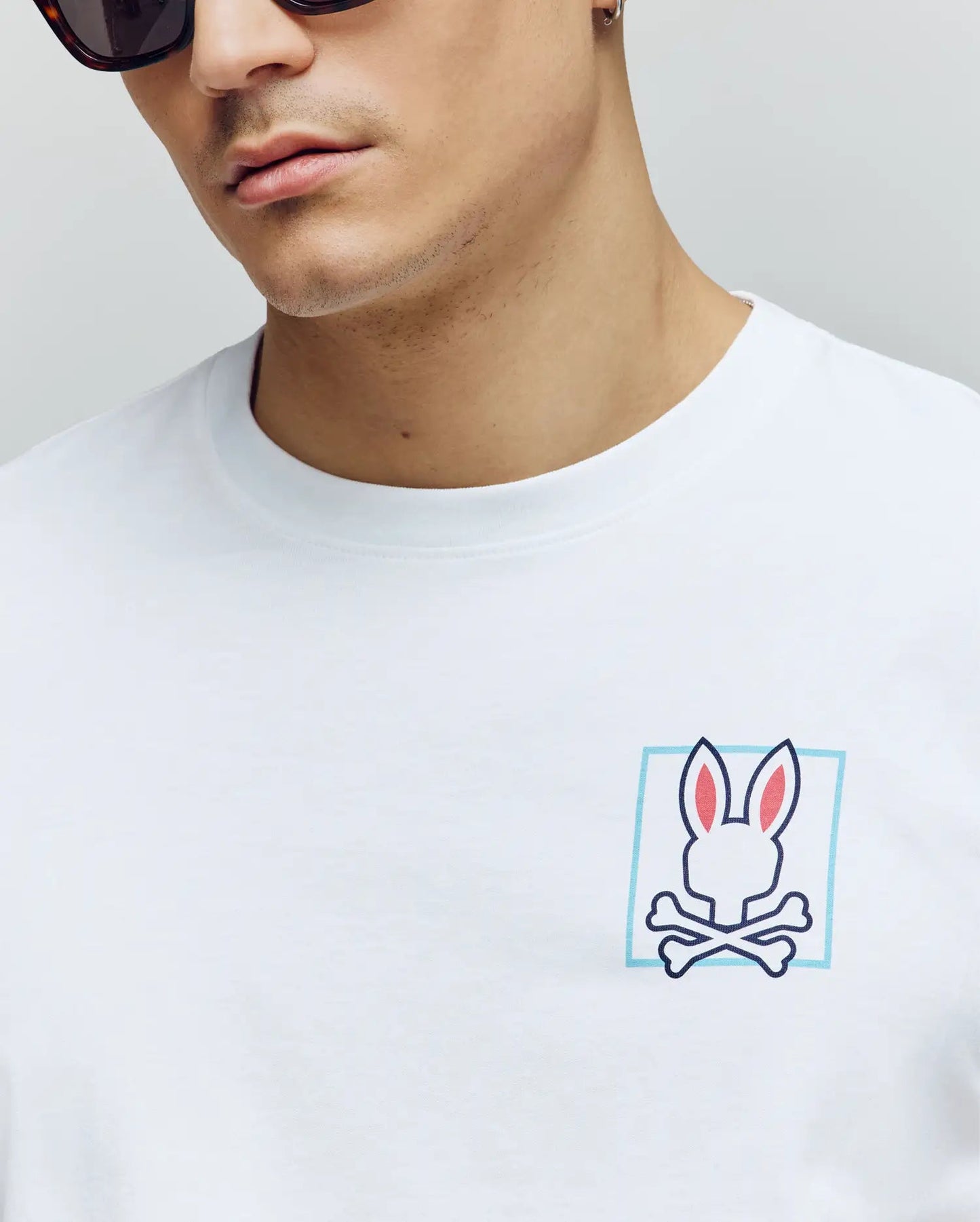 Psycho Bunny Jesse Graphic Tee - White