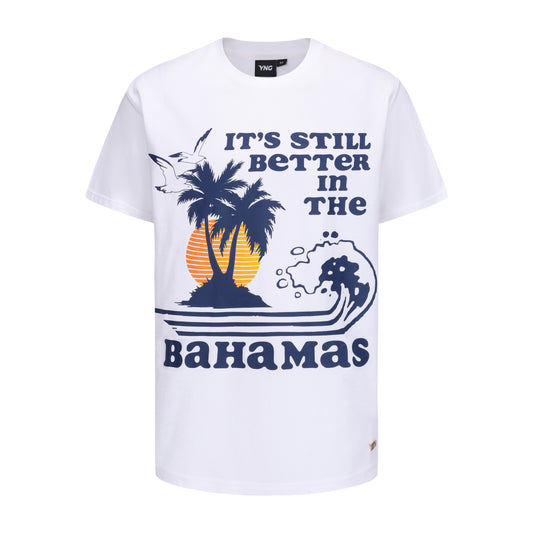 The Better In The Bahamas Tee - White
