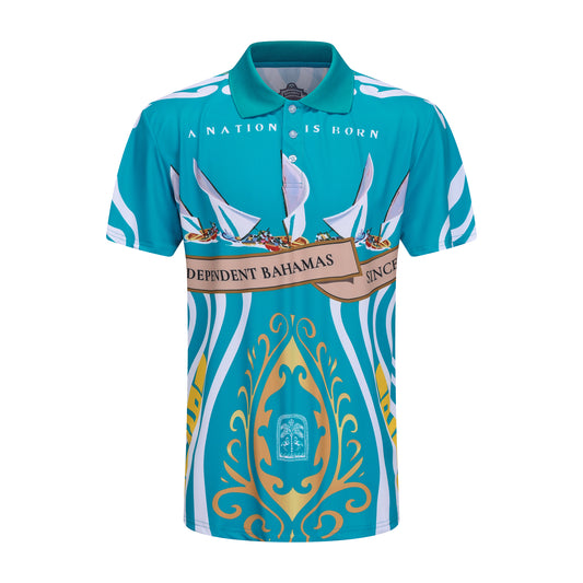 The Voyano Unisex Polo (Independence) - Aqua