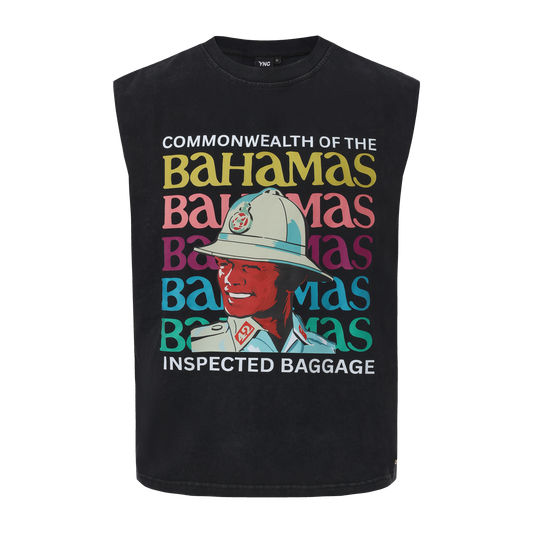 The Cleared & Stamped Cutoff Tee - Vintage Wash