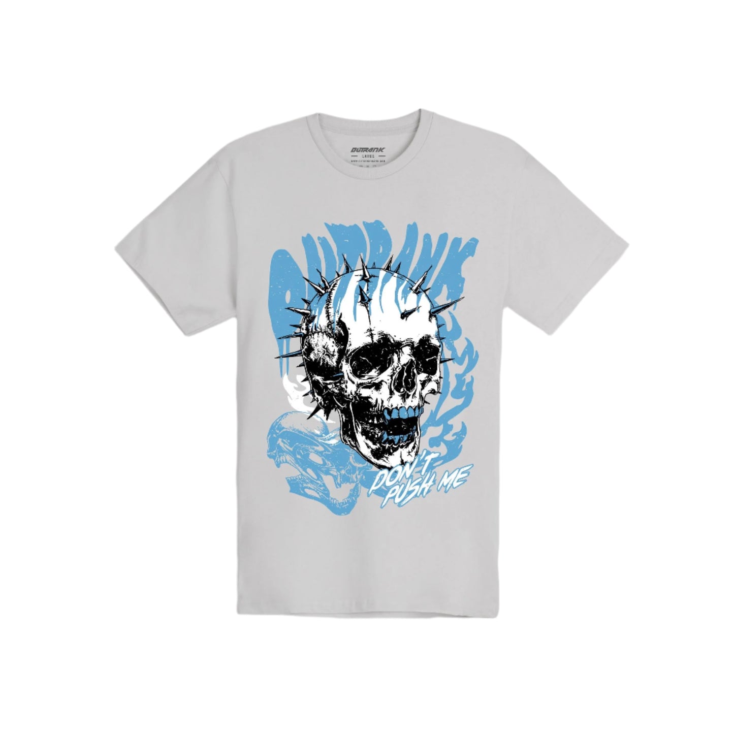 Outrank Don't Push Me Tee - Grey