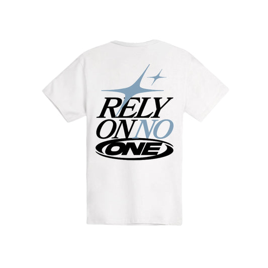 Outrank Rely On No One Tee - White