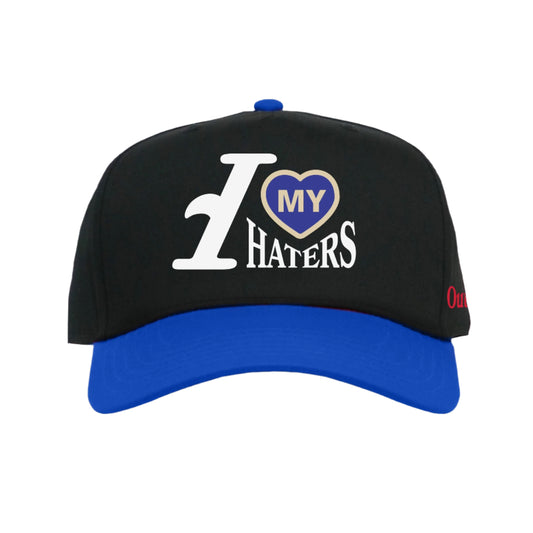 Outrank I Love My Haters Puff Embroidered Snapback