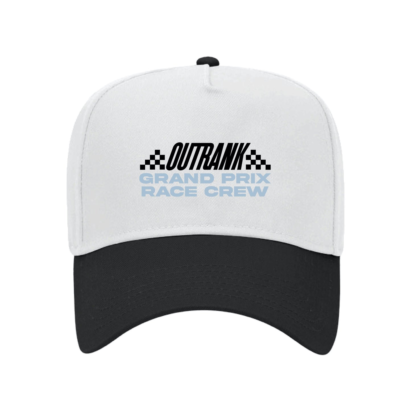 Outrank Race Crew Snapback - White