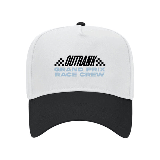Outrank Race Crew Snapback - White