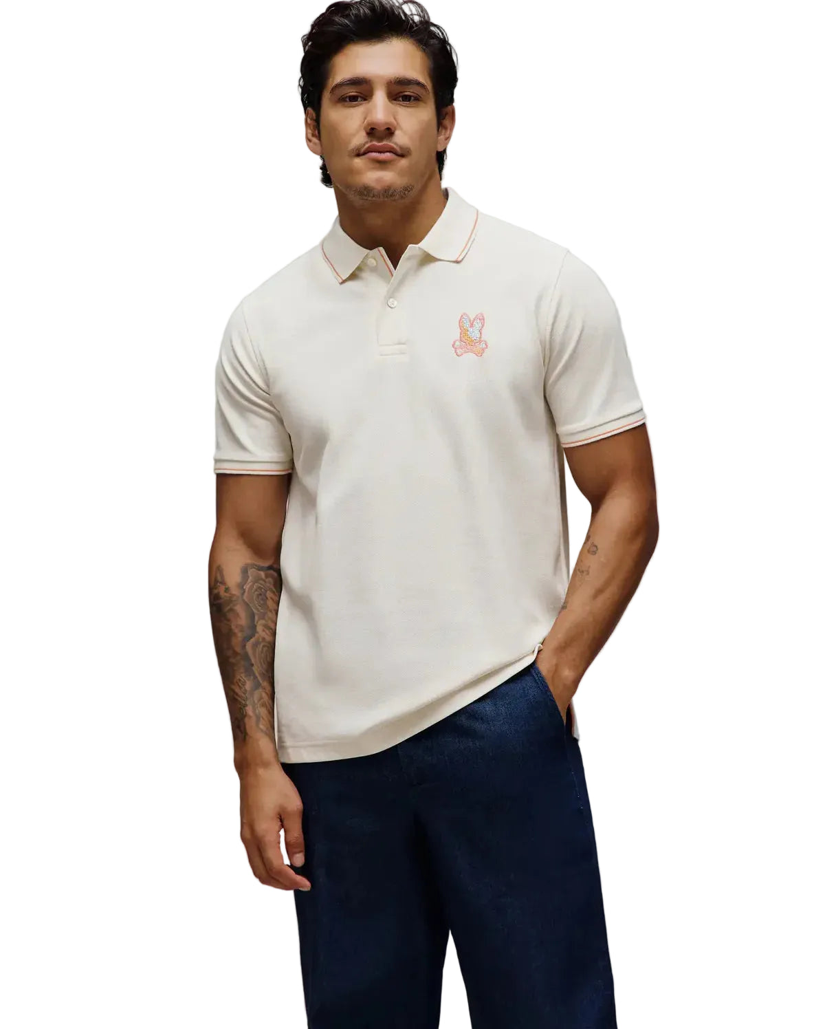 Psycho Bunny Oliver Pique Polo - Pristine