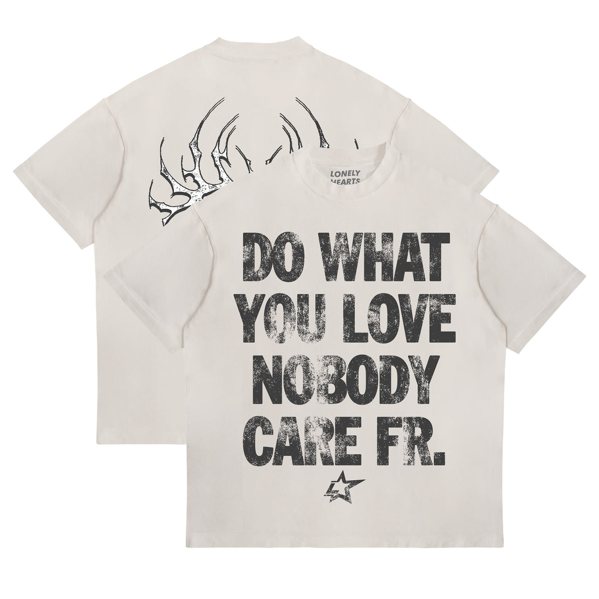 Lonely Hearts Club Do What You Love Premium Tee - Cream