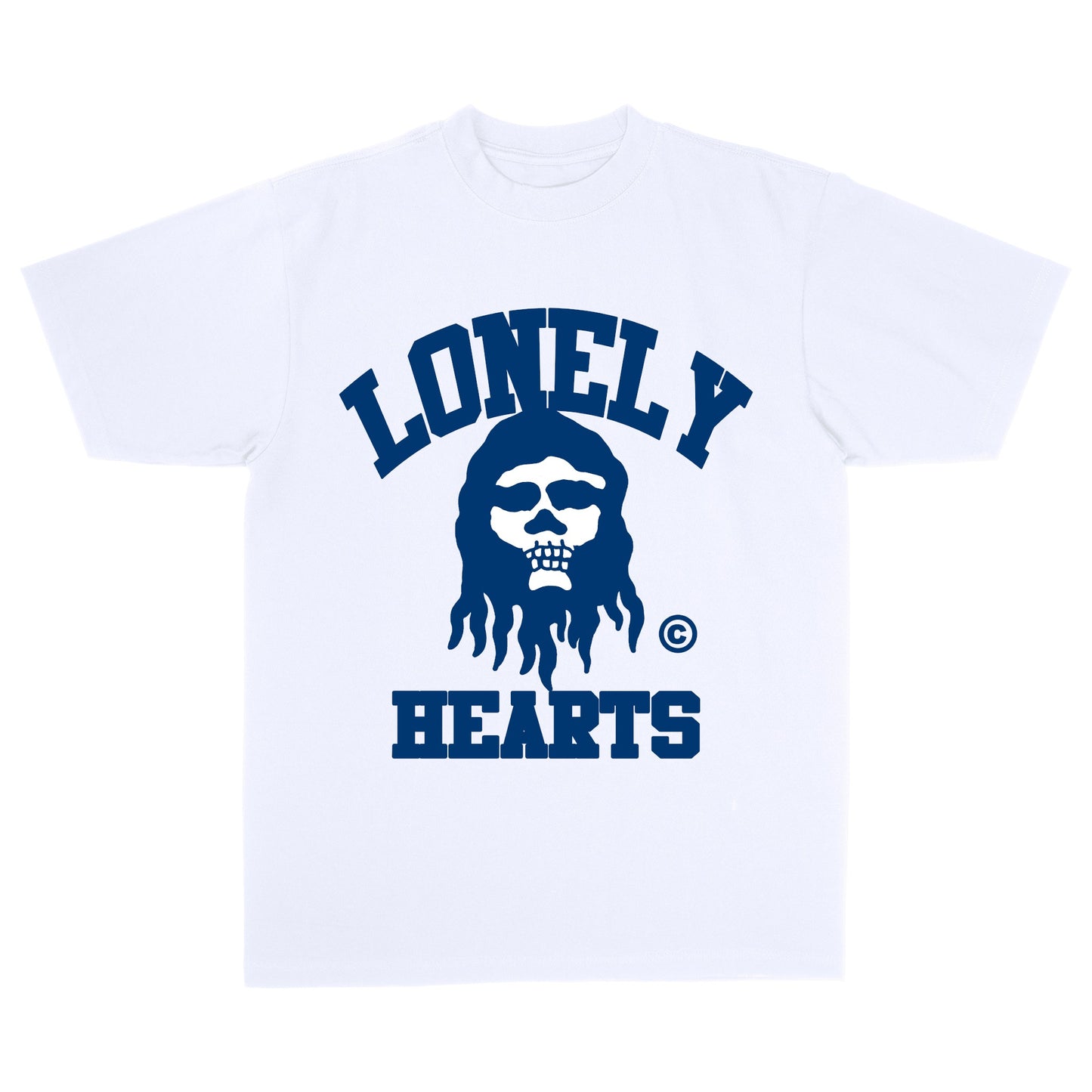 Lonely Hearts Club Grim University Tee - White