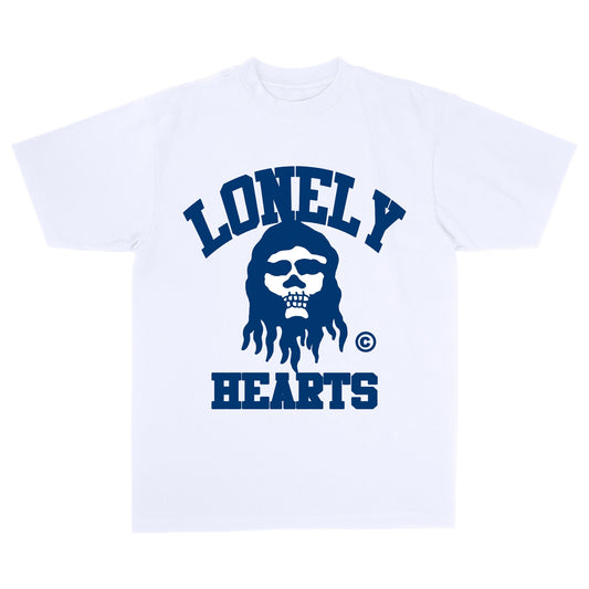 Lonely Hearts Club Grim University Tee - White