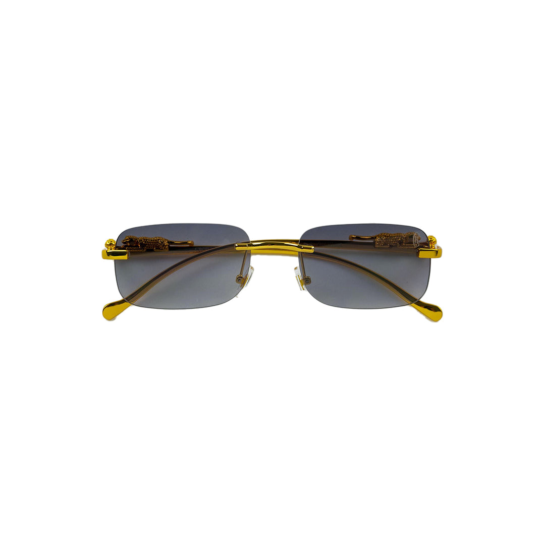 Crown Kings The Panther Sunglasses - Midnight Gold