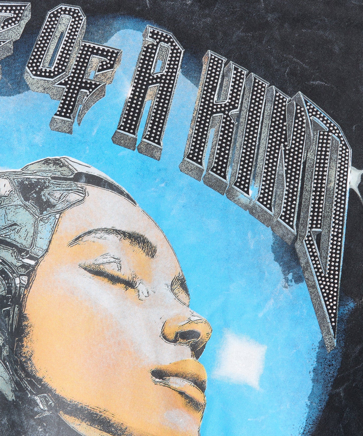 Reason Washed One Of A Kind Rhinestone Hoodie - Vintage Wash