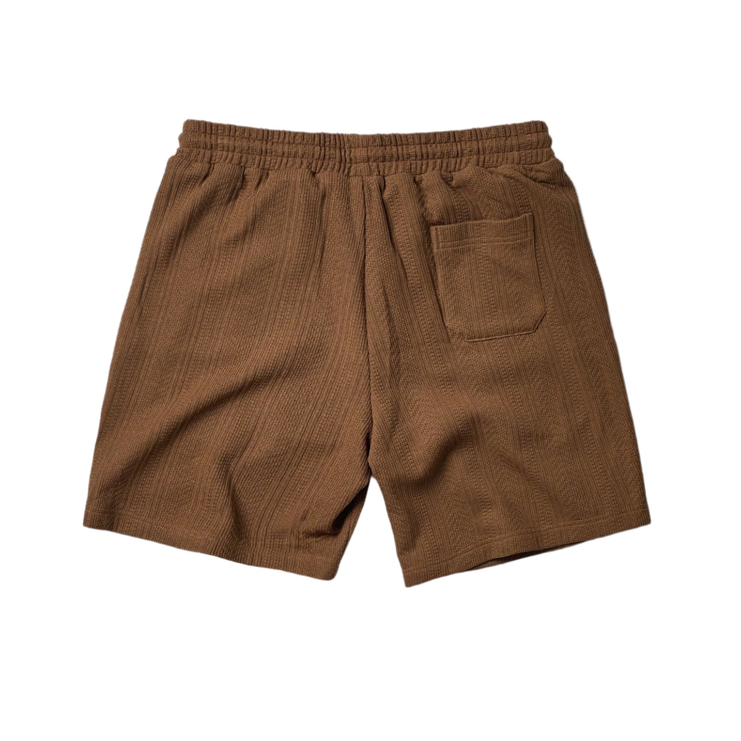 Reason Jacquard Textured Knit Shorts - Cocoa