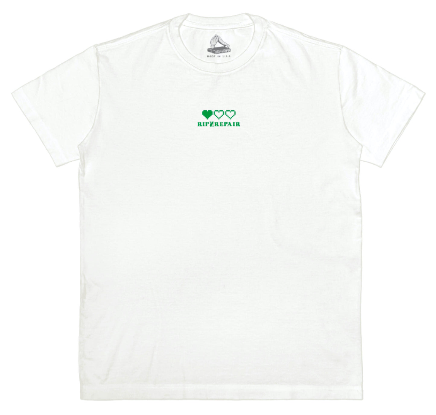 Rip N Repair Digital Love Tee - White