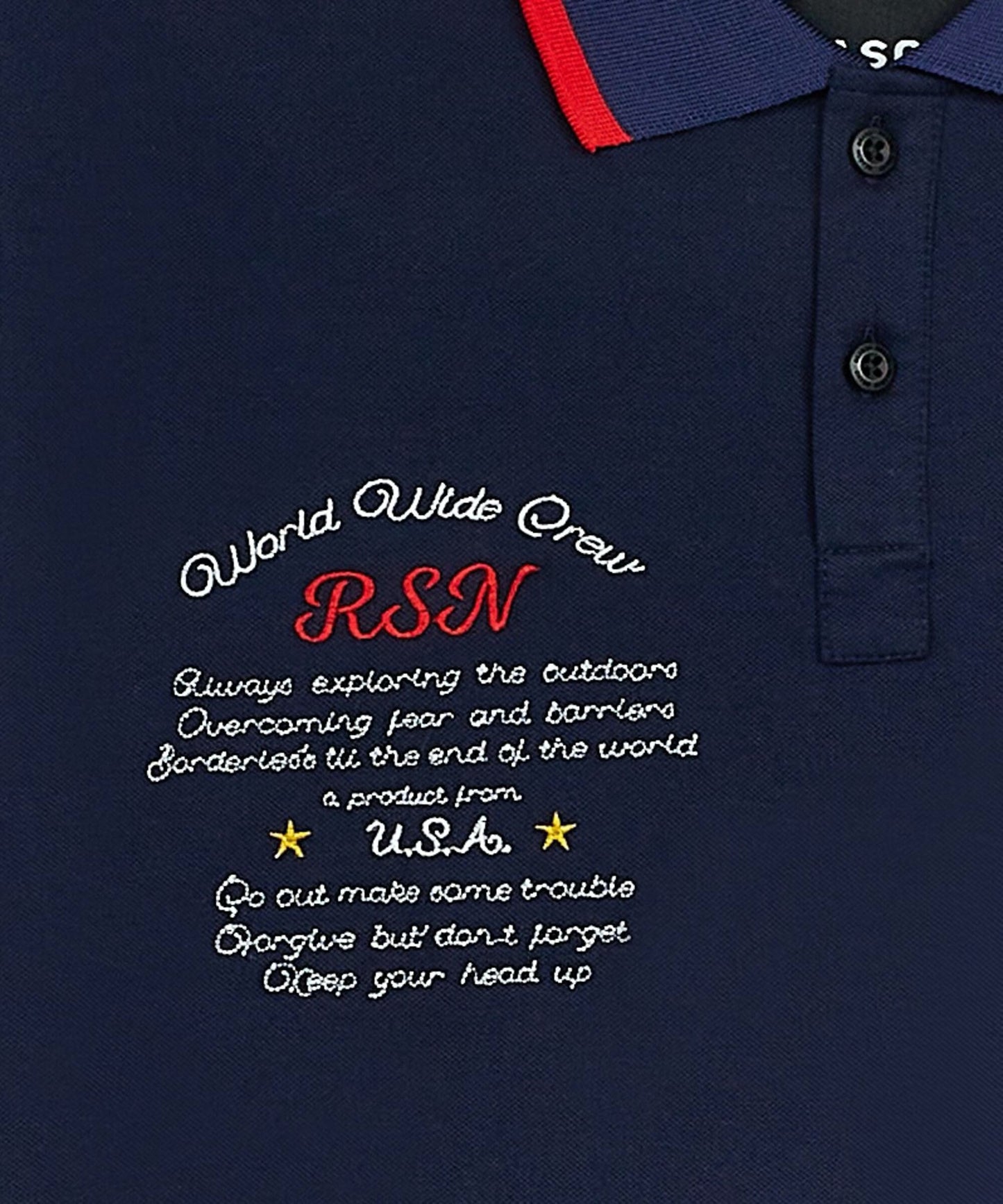 Reason Wild & Free Polo - Navy