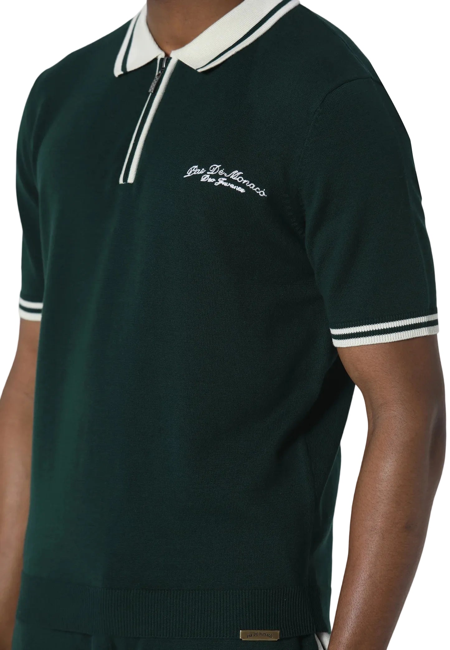 Pas De Monaco Signature Knitted Polo -  Pedosa Green