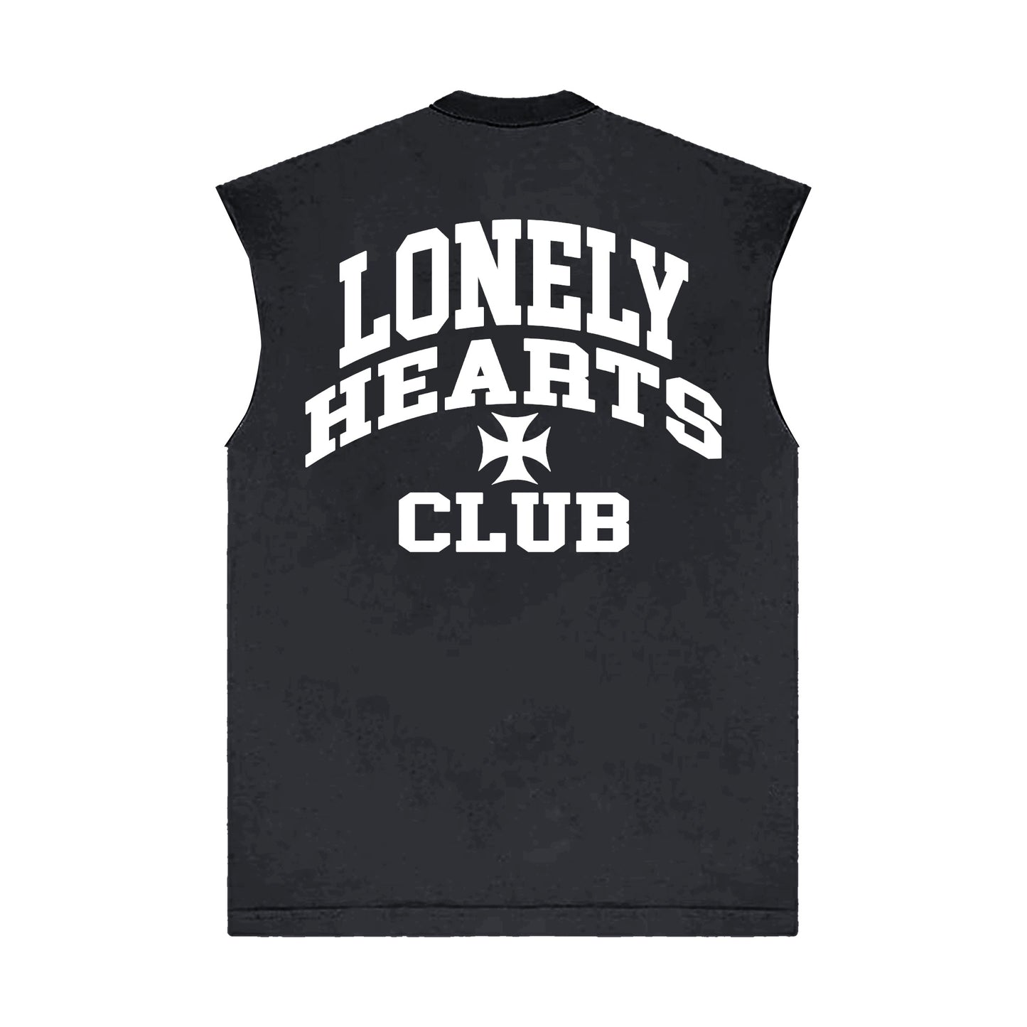 Lonely Hearts Club Thank God I'm Blessed Sleeveless Tee - Black Edge