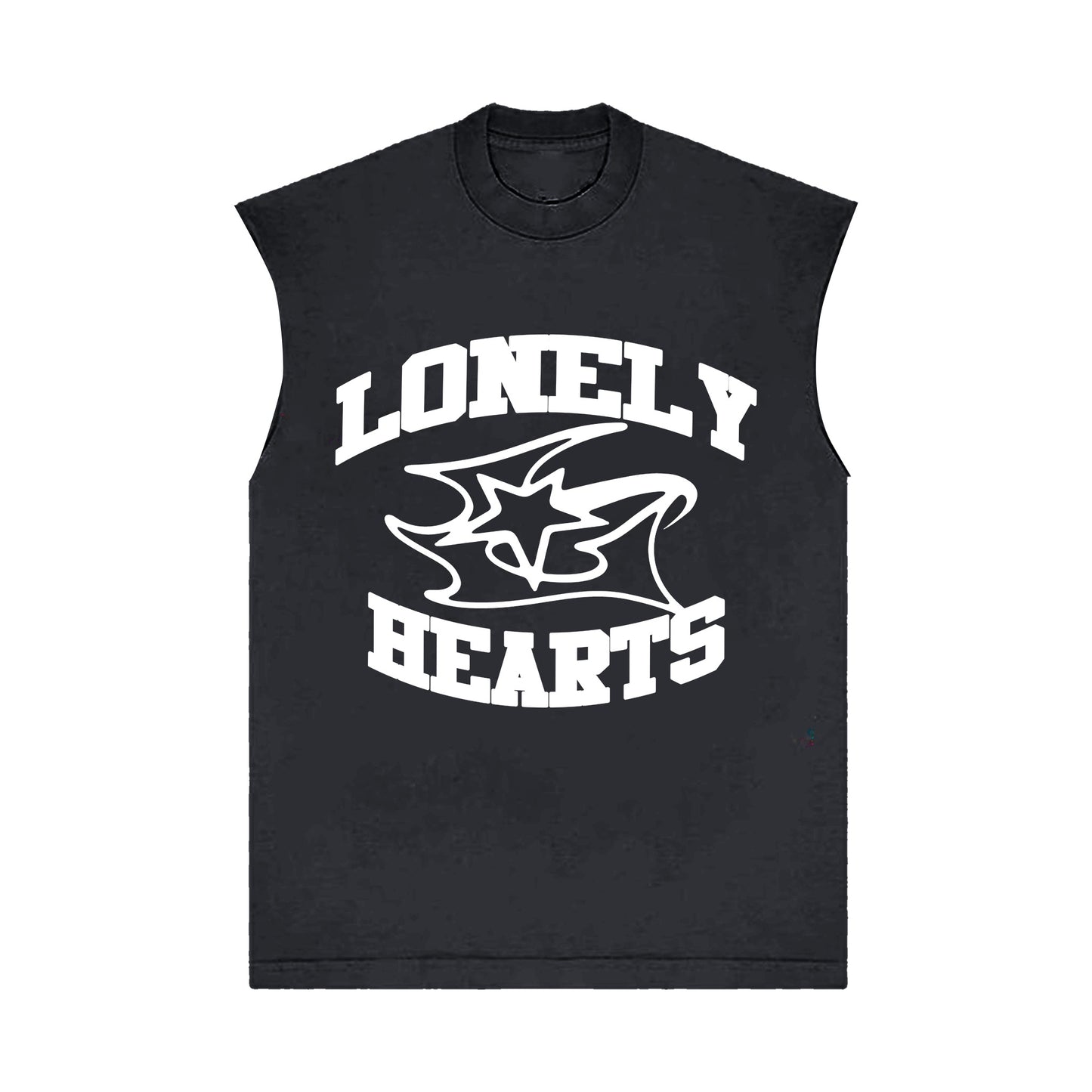 Lonely Hearts Club All Star Sleeveless Tee - Black Edge