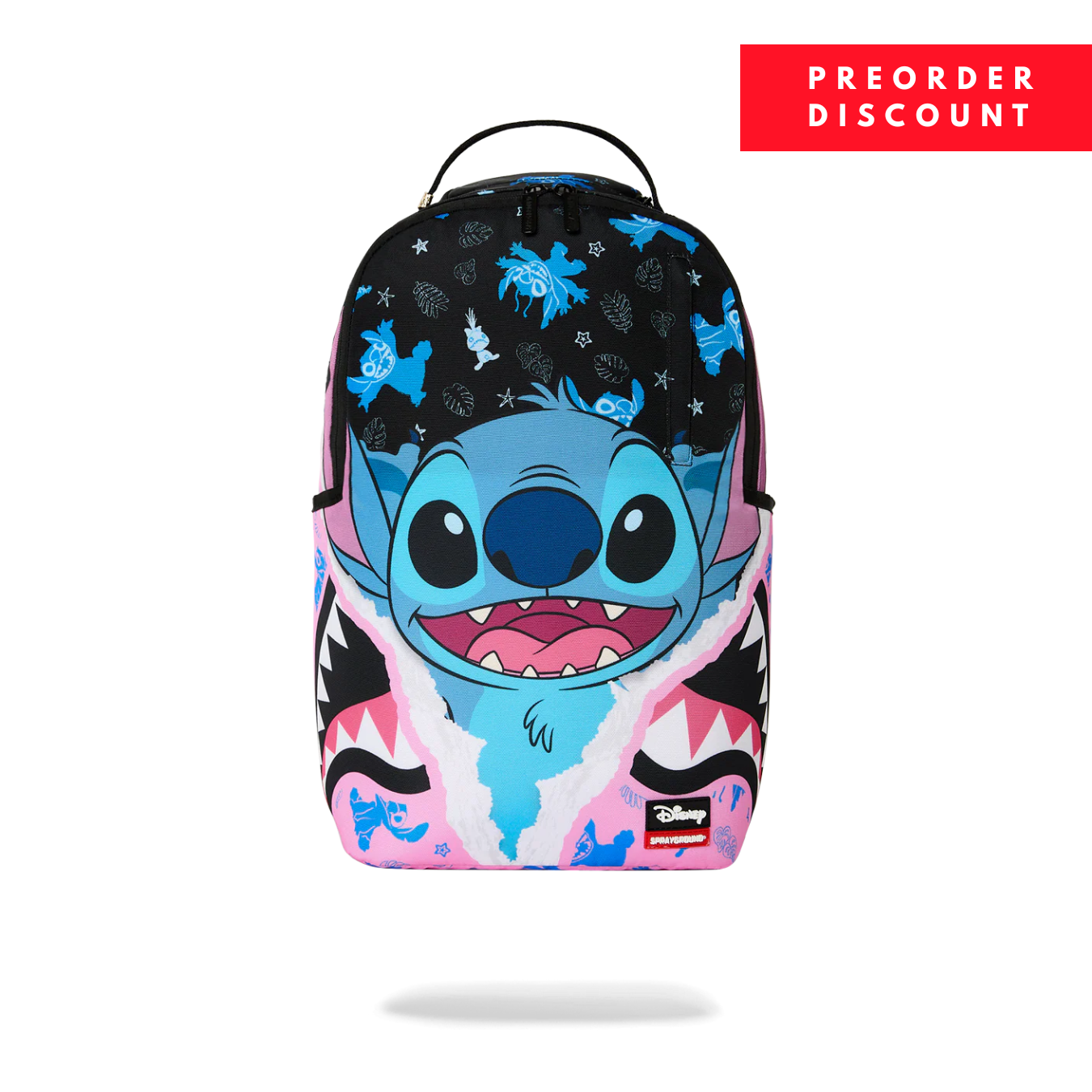 Sprayground Lilo & Stitch Rip Shark Backpack