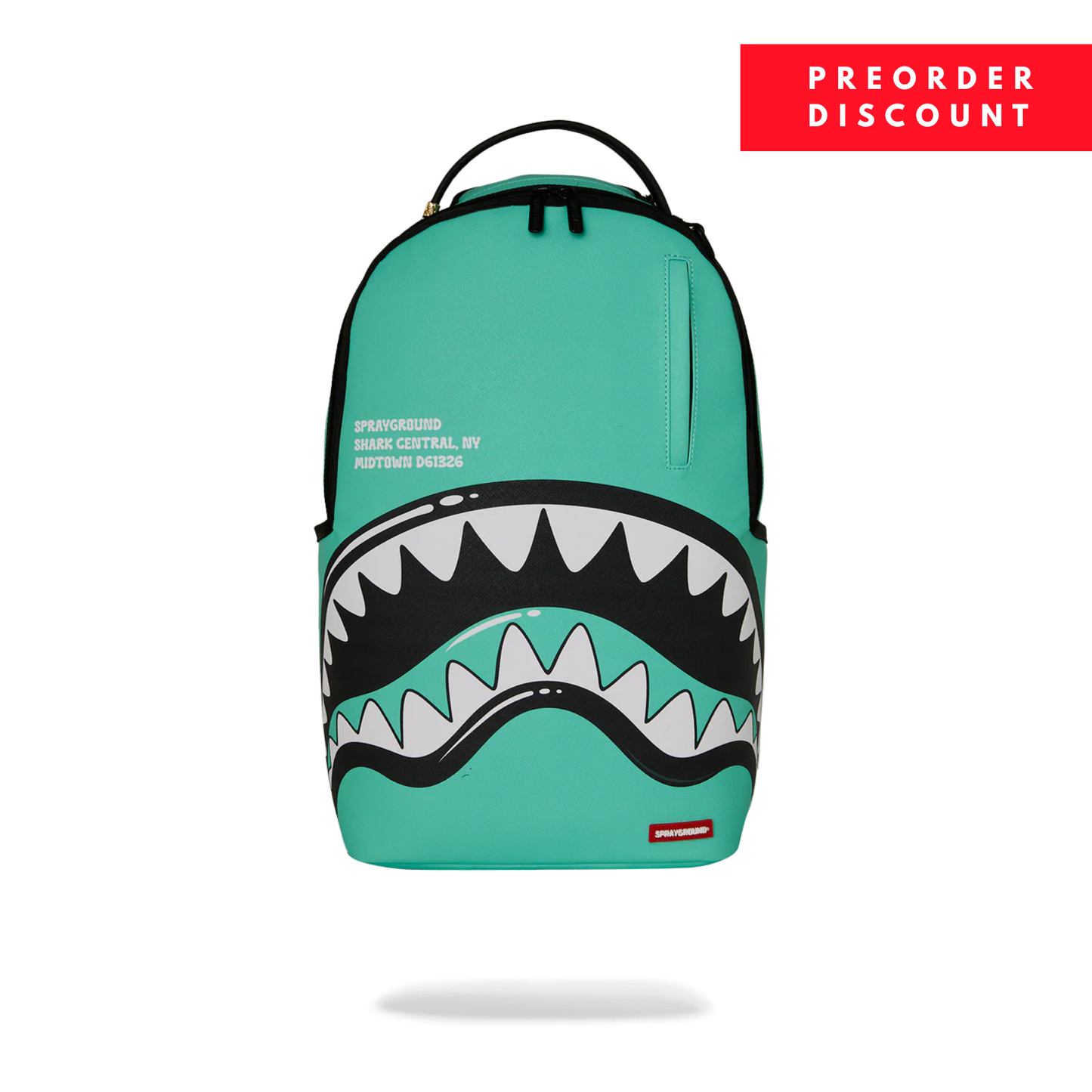 Sprayground Shark Central Bubble Shark Backpack - Turquoise